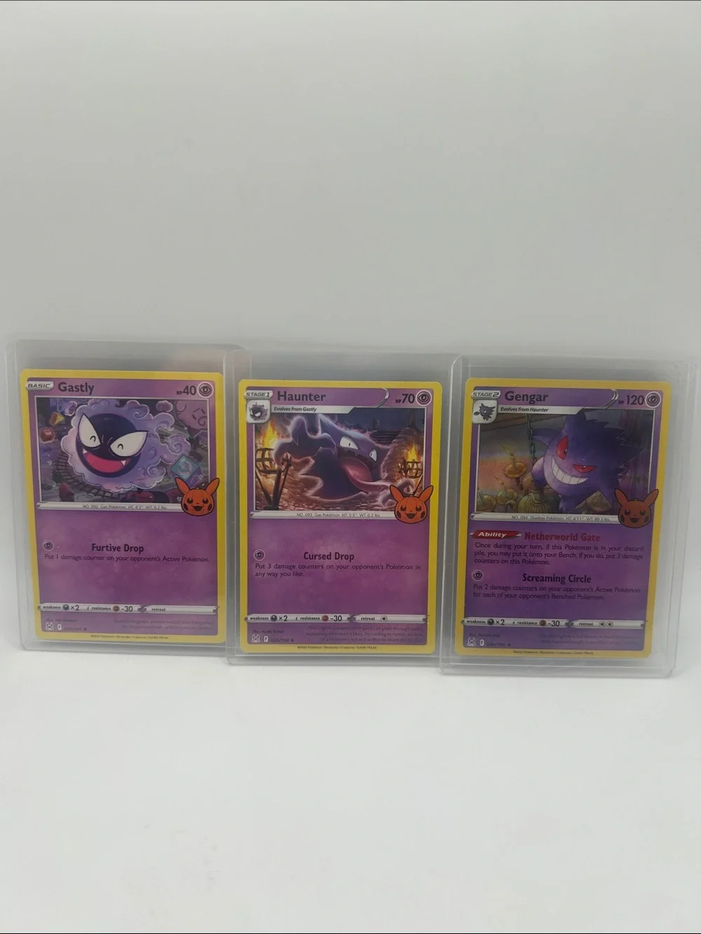 Gastly > Haunter > Gengar Trick or Trade Pokémon cards 🎃